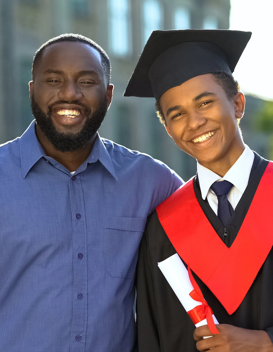 College graduation vert