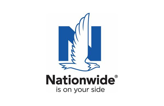 The image features the Nationwide logo, showing a stylized letter "N" with an eagle, accompanied by the text "Nationwide is on your side.